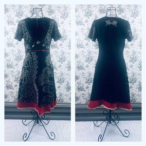 Desigual Cotton Short Sleeve Dress (L)